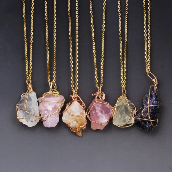 Quartz Crystal Necklaces - Picture 2 of 9